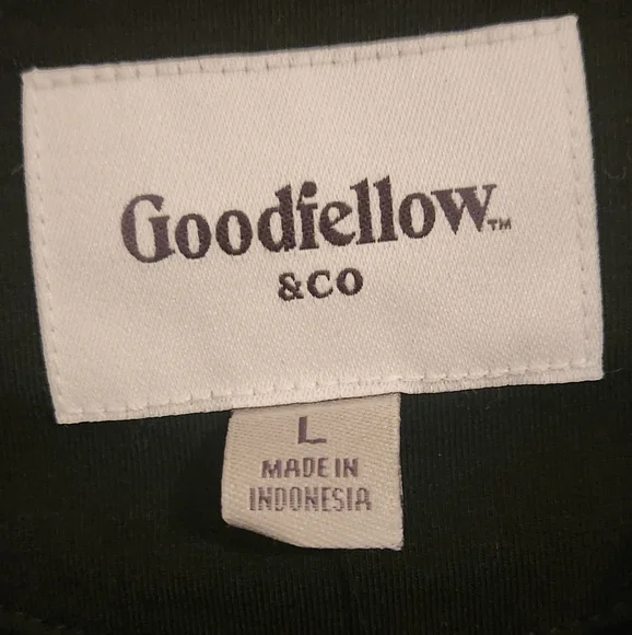 Goodfellow & Co Men's Black Polo Shirt Large - Picture 3 of 4